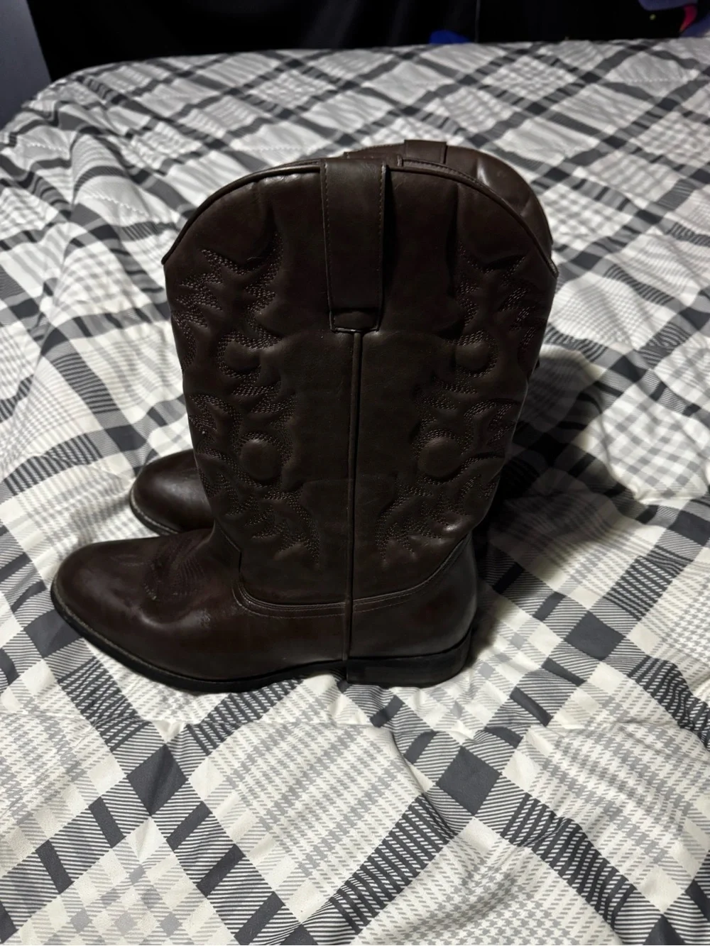 Mossimo Supply Co. Dark Brown Men's Cowboy Western Boots